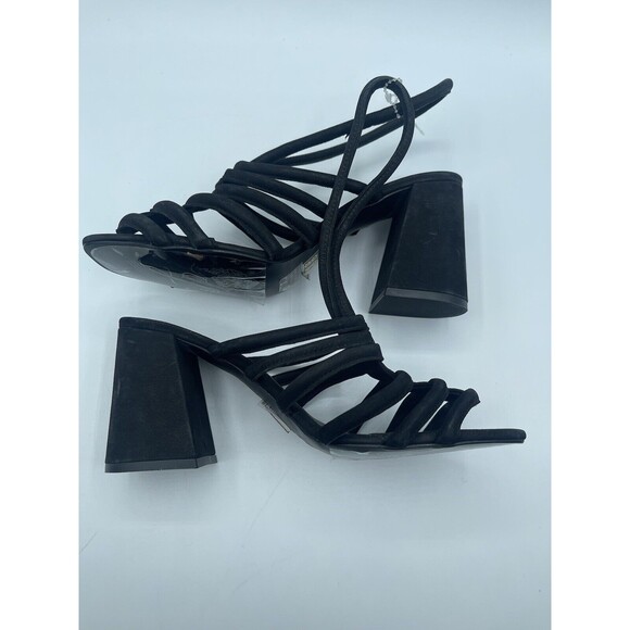 FREE PEOPLE Colette Cinched Block Heel Sandals, Black, EU39.5/US9 NWOB - Picture 13 of 16